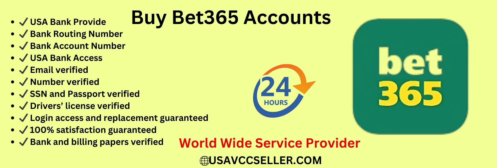 Buy Bet365 Accounts